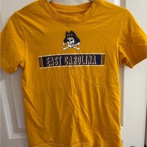 Youth East Carolina Yellow T-Shirt, Sz 12-14